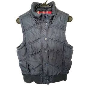 Aeropostale Navy Blue Puffer Vest